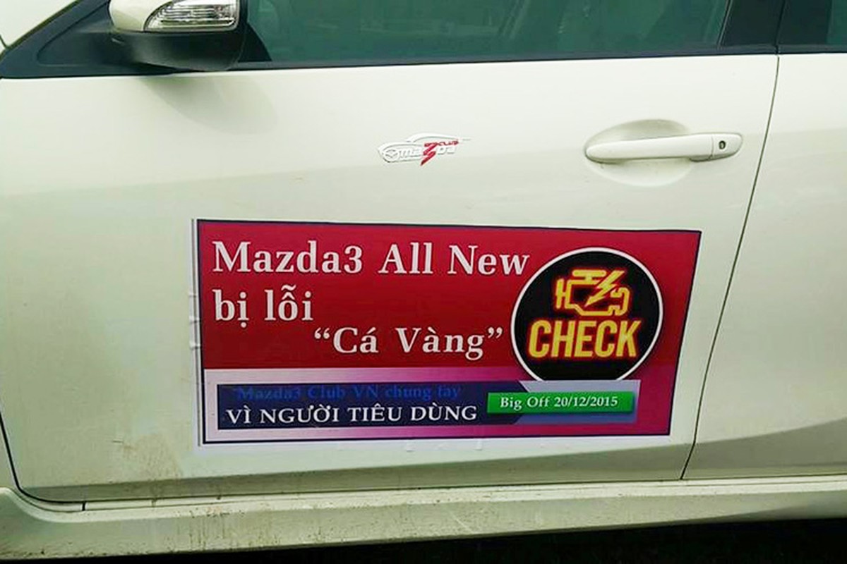 Dan xe Mazda 3 chang khau hieu 